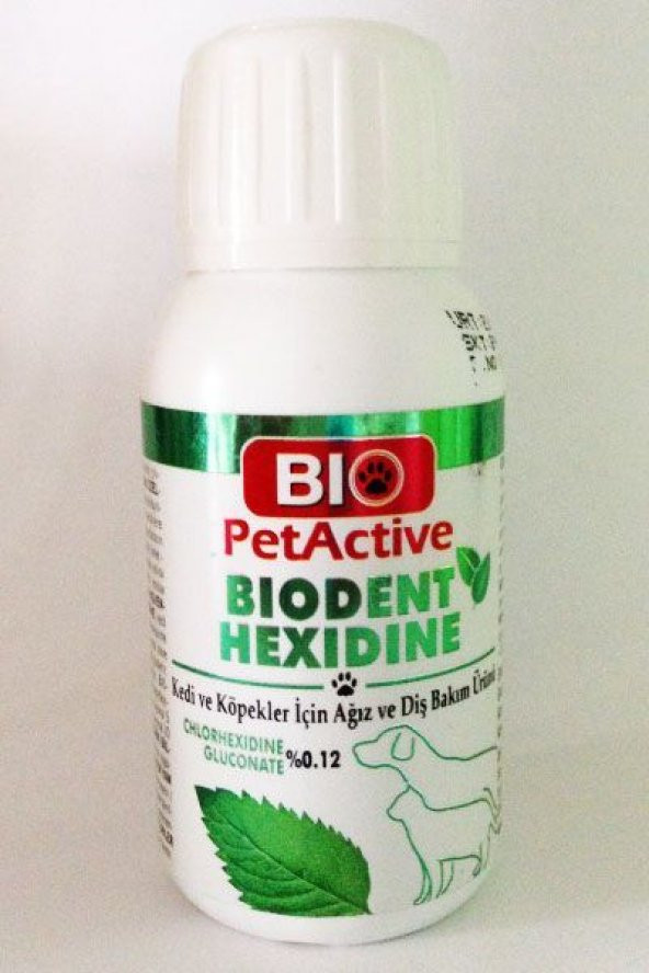 Pet Active Biodent Hexidine Ağiz Ve Diş Bakim Solüsyonu 50 ml