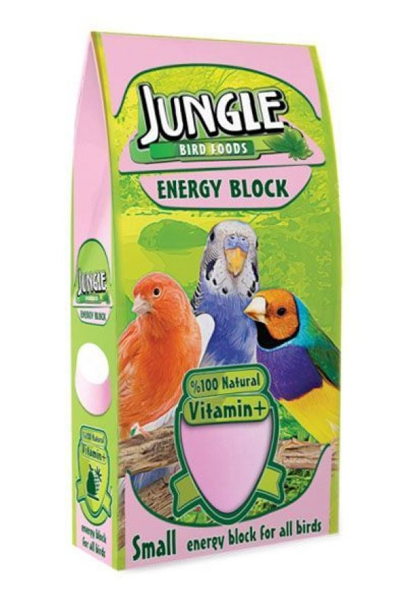Jungle Kuşlar İçin Vitaminli İyotlu Enerji Bloğu Gaga Taşi Small