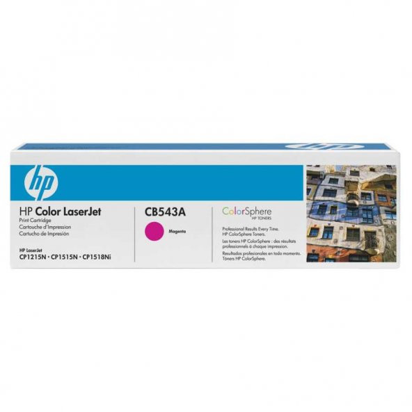 HP CB543A Orjinal Kırmızı Toner