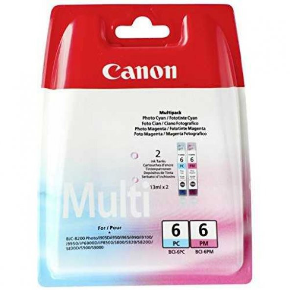 Canon BCI-6PC/PM Orjinal Multi Paket Kartuş