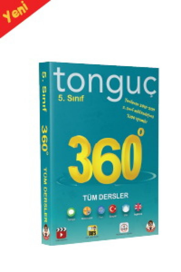 Tonguç Akademi 5. Sınıf 360 Soru Bankası (Cep Kitabı)