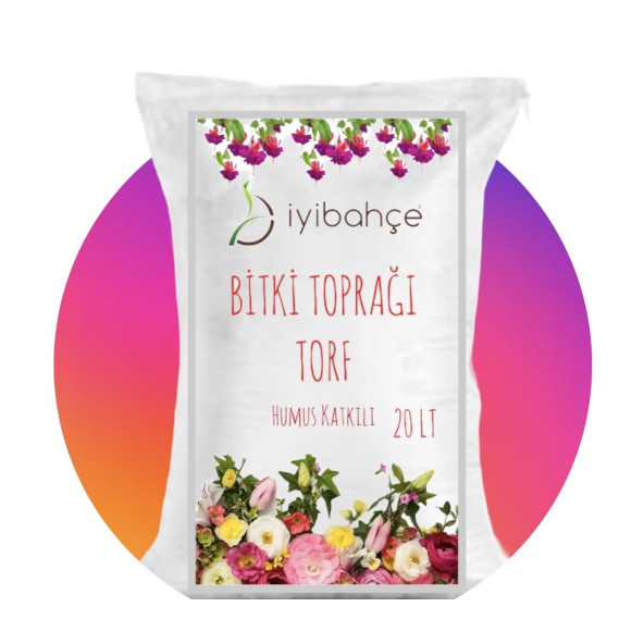 Naturel Peat 20LT Bitki Toprağı Torf (Humus Katkılı)