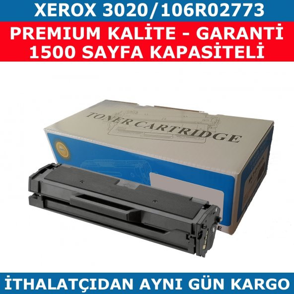 XEROX 3020 106R02773 SİYAH MUADİL TONER 1.500 SAYFA