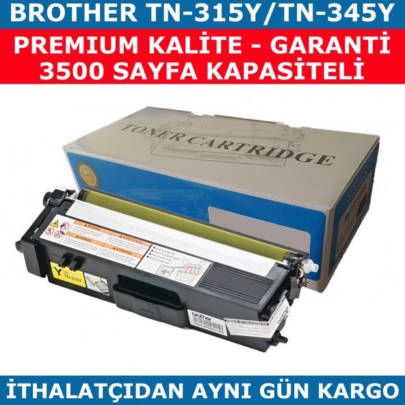 BROTHER TN-315 SARI MUADİL TONER TN-345 3.500 SAYFA