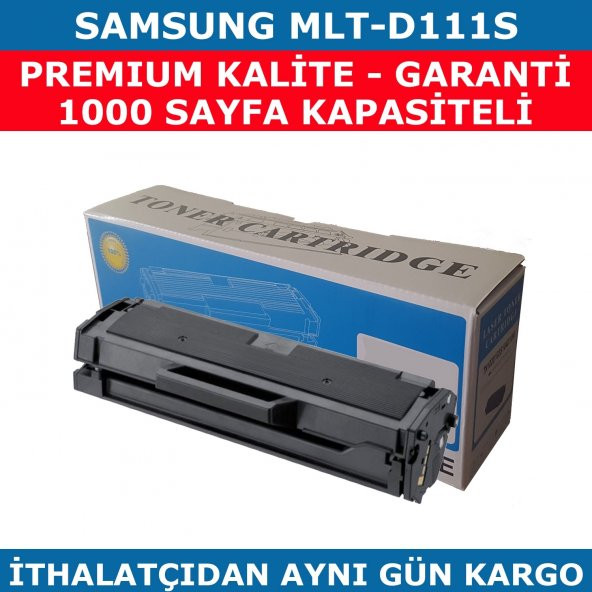 SAMSUNG SL-M2020 MLT-D111S SİYAH MUADİL TONER 1.000 SAYFA