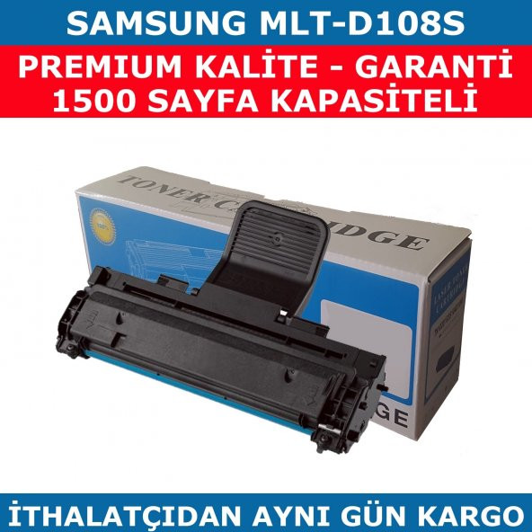 SAMSUNG ML-1640 MLT-D108S SİYAH MUADİL TONER 1.500 SAYFA