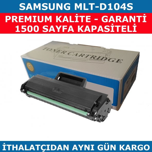 SAMSUNG ML-1660 MLT-D104S SİYAH MUADİL TONER 1.500 SAYFA