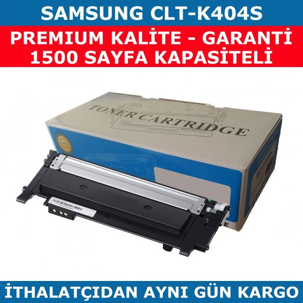 SAMSUNG C430-C480 CLT-K404S SİYAH MUADİL TONER 1.500 SAYFA