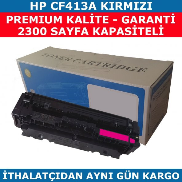 HP 410A-CF413A KIRMIZI MUADİL TONER 2.300 SAYFA