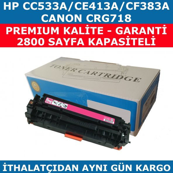 HP 304A-CC533A 2.800 SAYFA KIRMIZI TONER CE413A-CF383A-CRG718