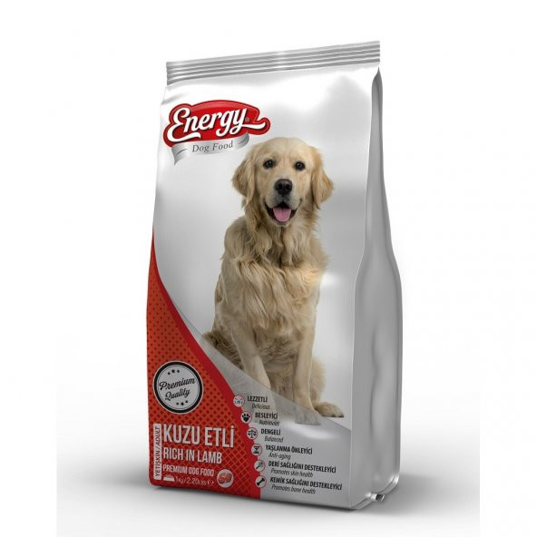 Energy Premium Kuzulu & Pirinçli Köpek Maması - 1kg