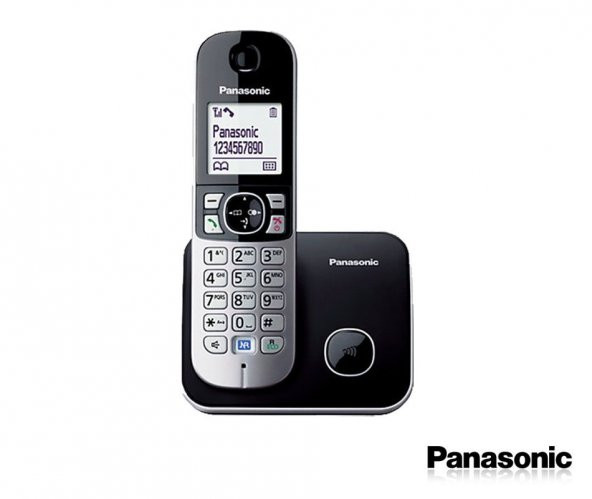 PANASONIC KX-TG 6811 DECT TELEFON SİYAH