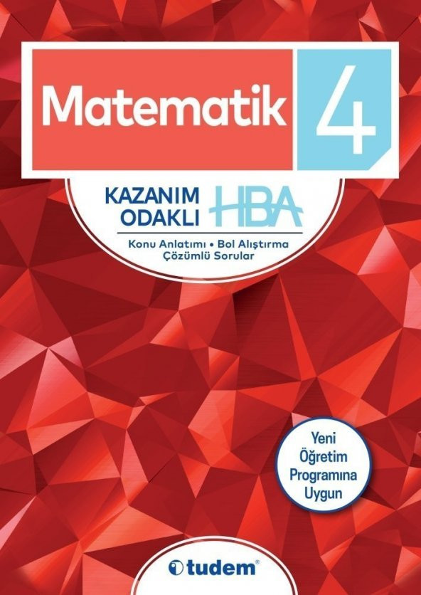 4.Sınıf Matematik Kazanım Odaklı HBA - Tudem Yayınları
