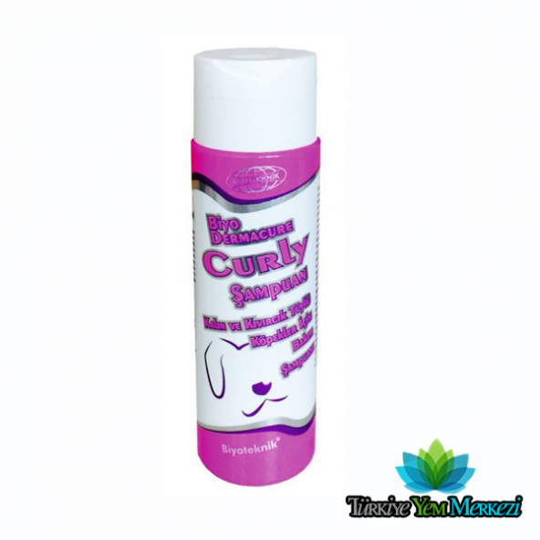 Biyoteknik Curly Kıvırcık Tüylü Köpek Şampuanı 250ML