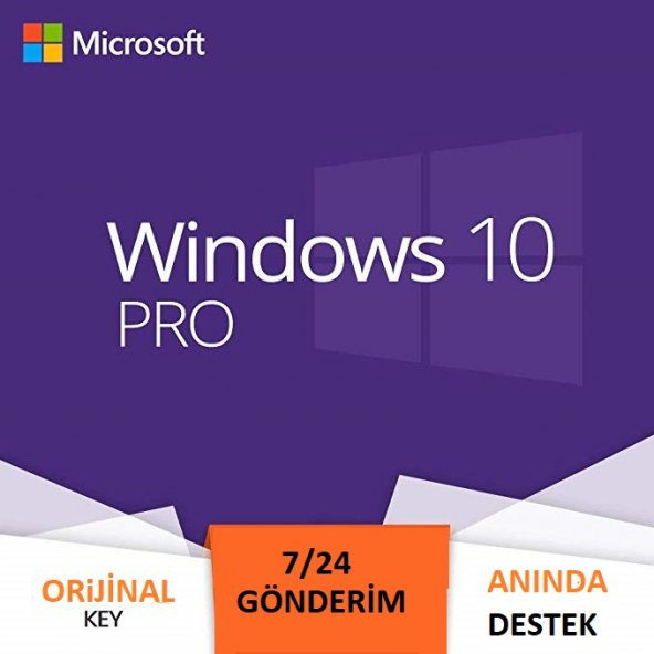 Microsoft Windows 10 Pro Dijital İndirilebilir Lisans Key