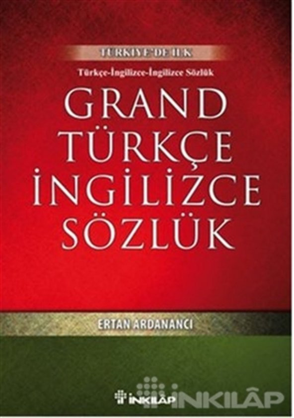 Grand Türkçe İngilizce Sözlük - Ertan Ardanancı