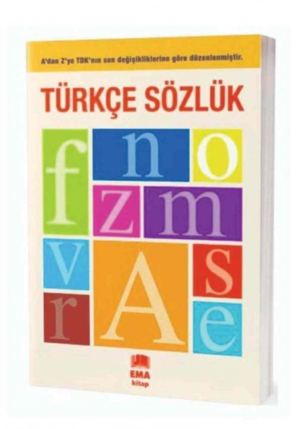 Türkçe Sözlük Karton Kapak Ema Yayınları