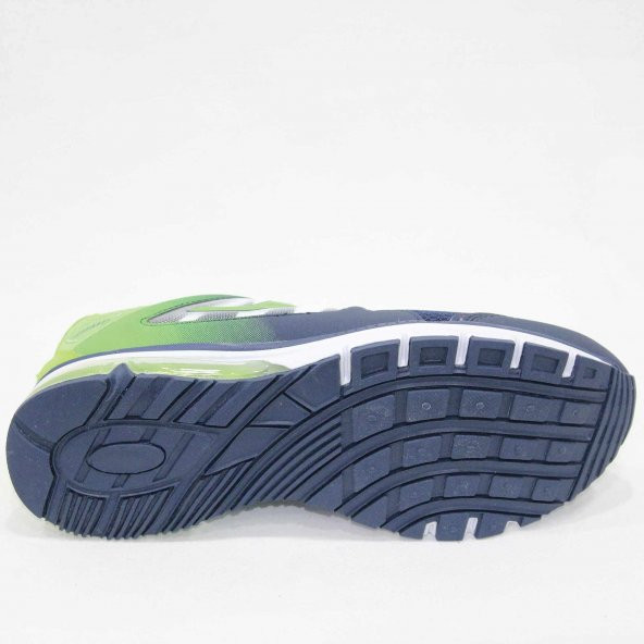 Jump 12690-D Lacivert Neon Yeşil Spor Ayakkabı - 4