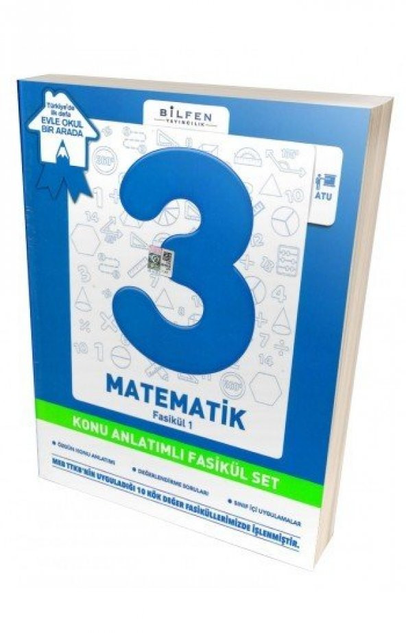 Bilfen 3. Sınıf Matematik Konu Anlatımlı Fasikül Set