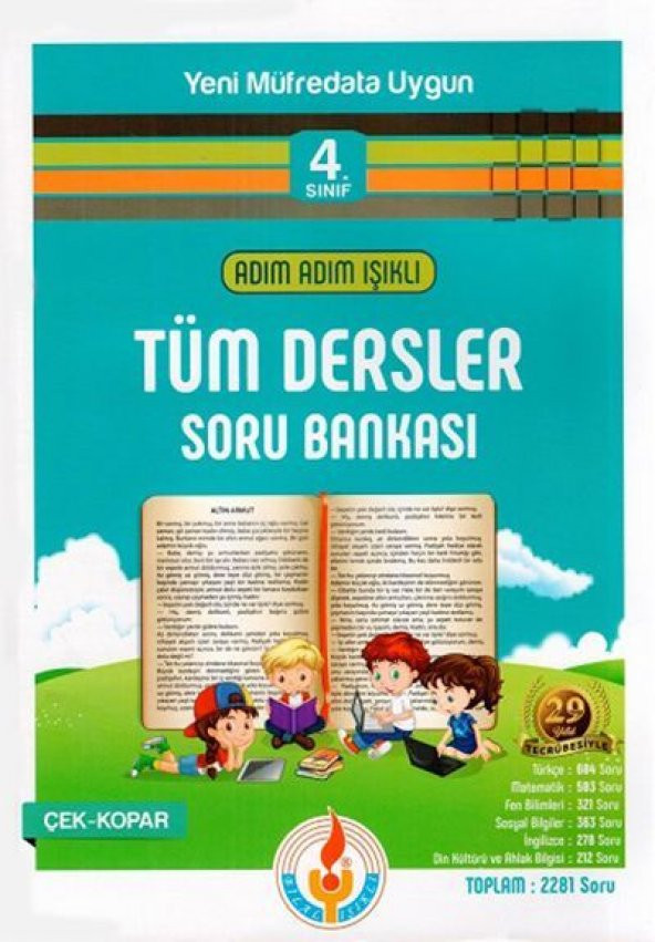 Bilal Işıklı Yayınları 4. Sınıf Adım Adım Tüm Dersler Soru Bankası