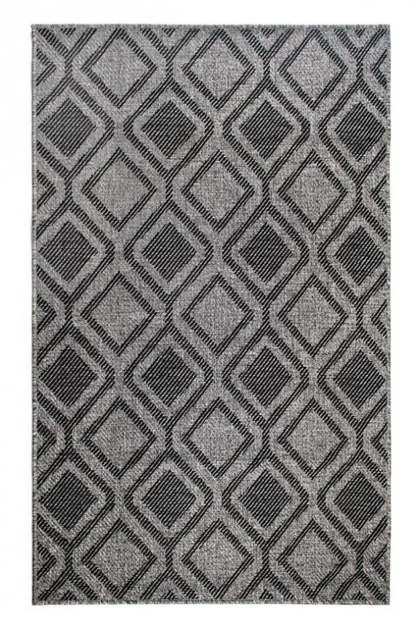 Giz Home Scandic Jüt Hasır Kilim Gri Halı 0081 HJ7-Z