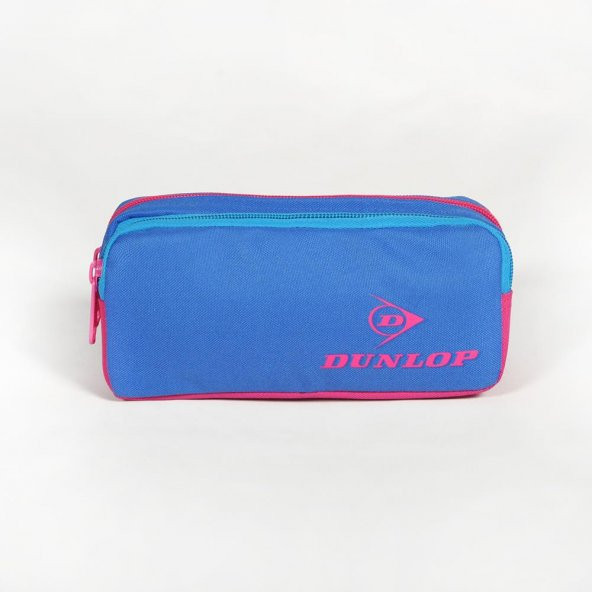 Dunlop İki Bölmeli Mavi - Pembe Kalem Kutu 12380