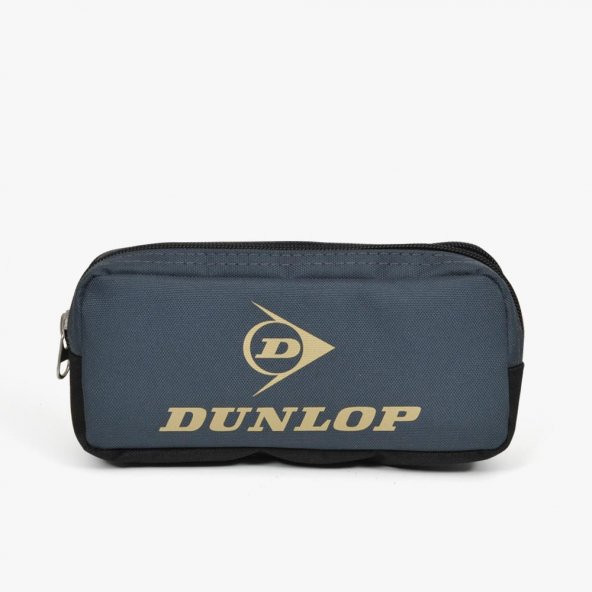 Dunlop İki Bölmeli Gri-Siyah Kalem Kutu 12364