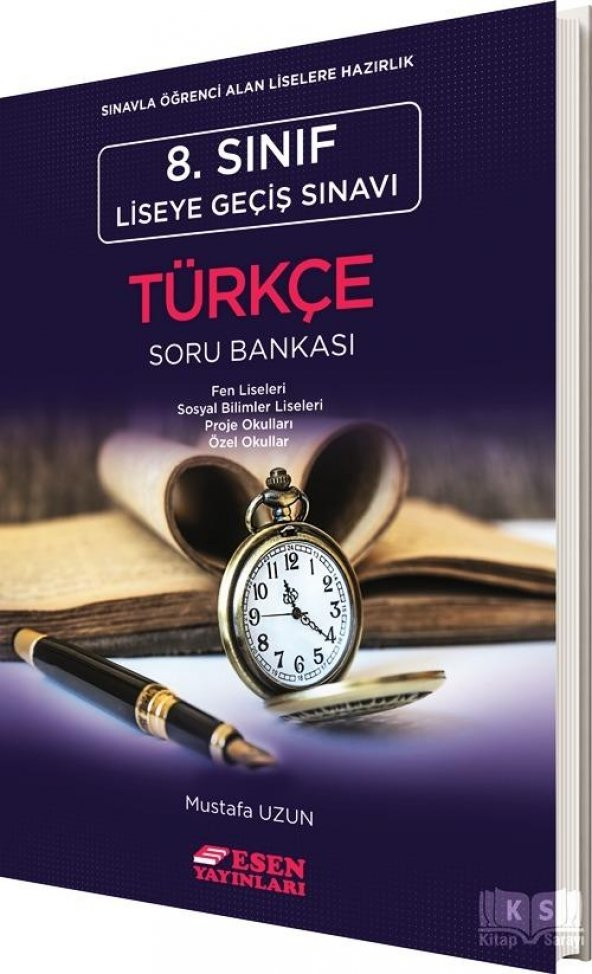 8.Sınıf LGS Türkçe Soru Bankası Esen Yayınları