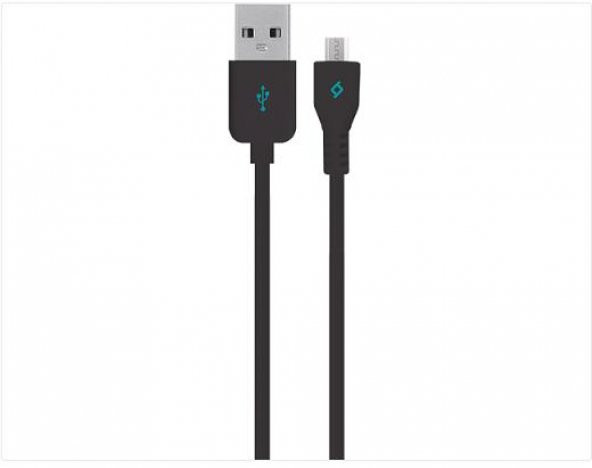 Ttec Android Micro USB Şarj-Data Kablosu Siyah