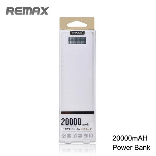 Remax Proda 20000 Mah 2.1A Çift Çıkışlı Powerbank Taşınabilir Hızlı Şarj Aleti Cihazı