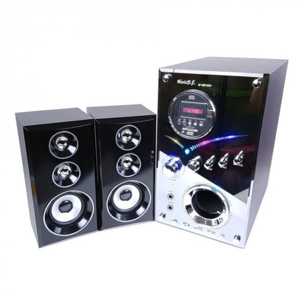 Music DJ 9100A 2+1Kablosuz Ev Sinema Ses Sistemi