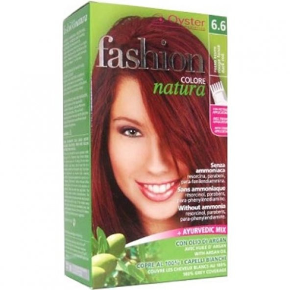 Fashion Colore Natura Saç Boyası 6.6 Dark Red