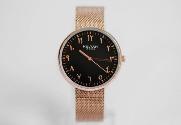 Orjinal Hulyah London Arapça/Osmanlıca Rakamlı Unisex Kol Saati - 4