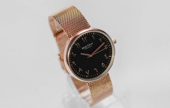 Orjinal Hulyah London Arapça/Osmanlıca Rakamlı Unisex Kol Saati - 5