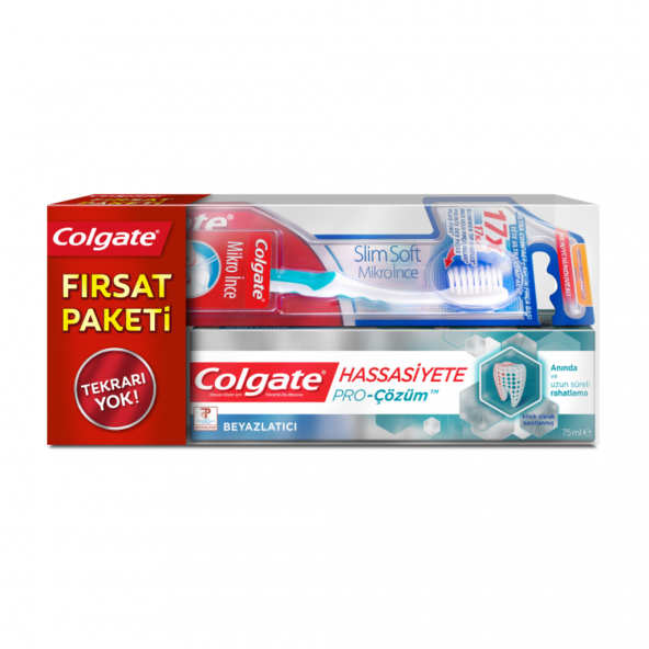 Colgate Pro Çözüm Diş Macunu 75ml + Mikro İnce Diş Fırçası