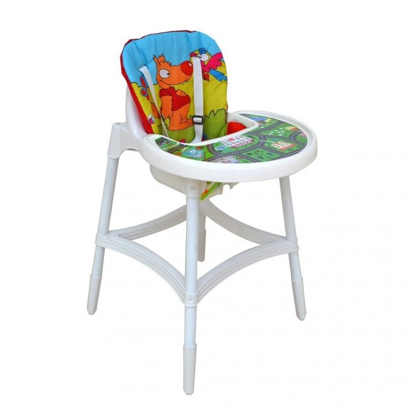 Norfolk Ultrafix Baby Dinner Mama Sandalyesi - Oyun Parkurlu - Sevimli Tilki