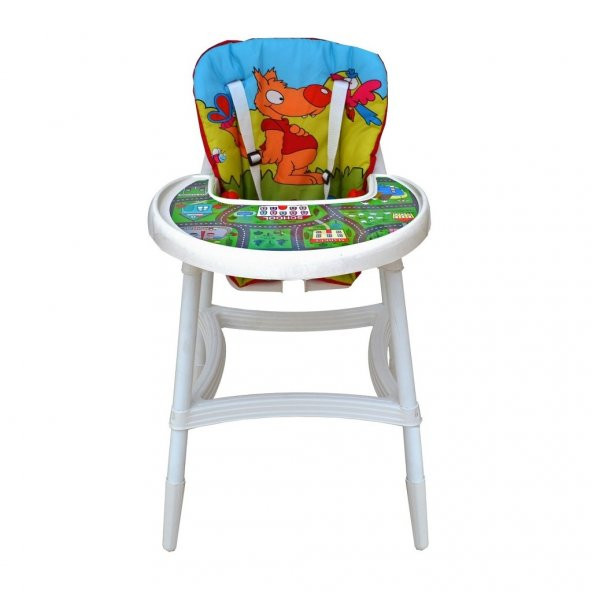 Norfolk Ultrafix Baby Dinner Mama Sandalyesi - Oyun Parkurlu - Sevimli Tilki - 2
