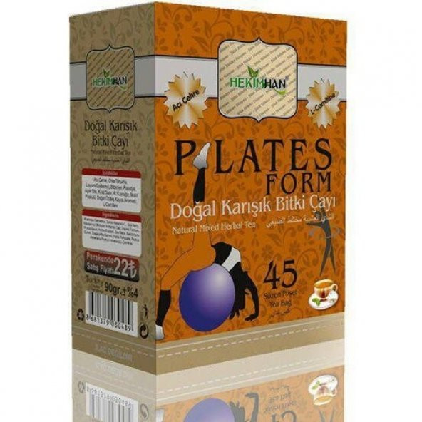 Hekimhan Pilates (Plates) Form Çayı - 45 Süzen Poşet