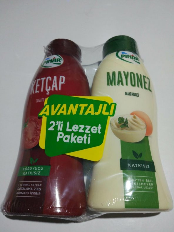 PINAR KETÇAP+MAYONEZ(600+500)ML