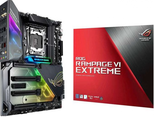 ASUS ROG RAMPAGE VI EXTREME Intel X299 LGA 2066 Extended ATX 128GB DDR4 Anakart