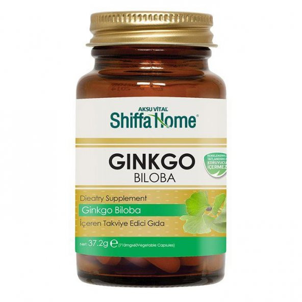 Aksu Vital Shiffa Home Gingko Biloba Ginko Biloba Kapsül 620 Gr 60 Ad