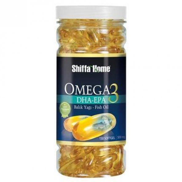 Aksuvital Shiffa Home Omega 3 Balık Yağı DHA EPA SoftJel 500 gr 1