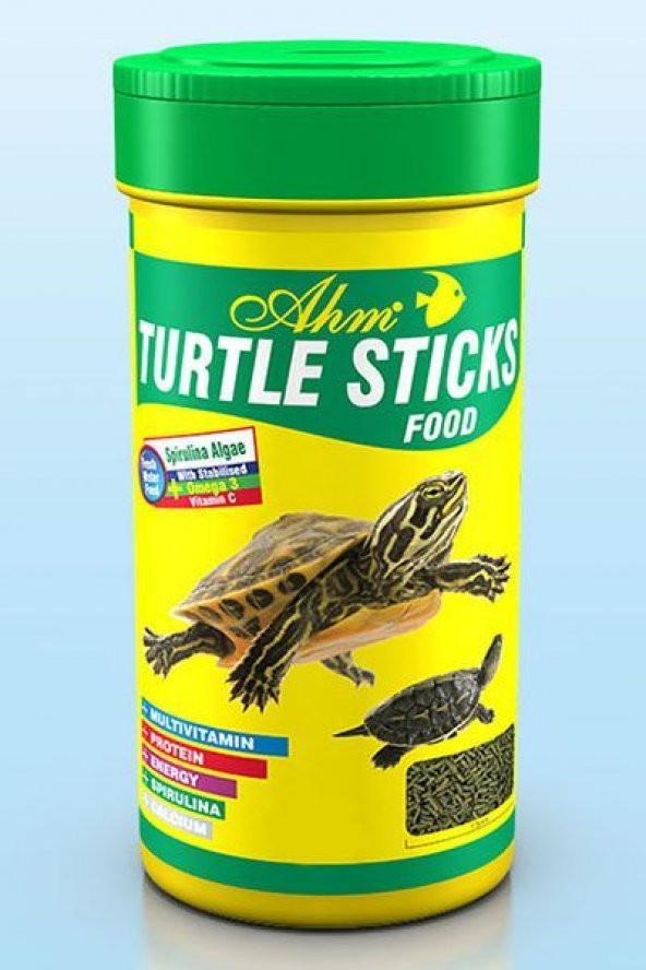 Ahm Turtle Sticks Çubuk Şeklinde Kaplumbağa Yemi 1000 ml