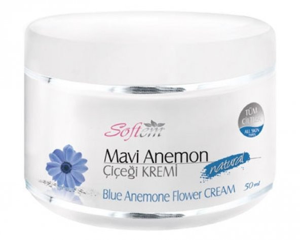 Softem Mavi Anemon Çiçeği Kremi 50 ml