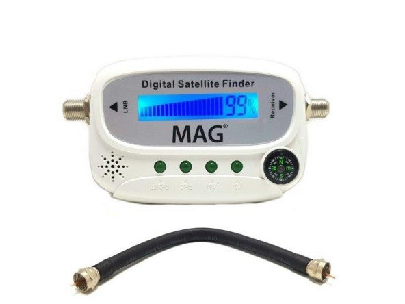 MAG 6300 LCD Ekranlı Pusulalı Dijital Uydu Bulucu