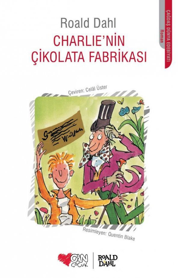 Charlienin Çikolata Fabrikası -  Roald Dahl - Can Çocuk Yayınları
