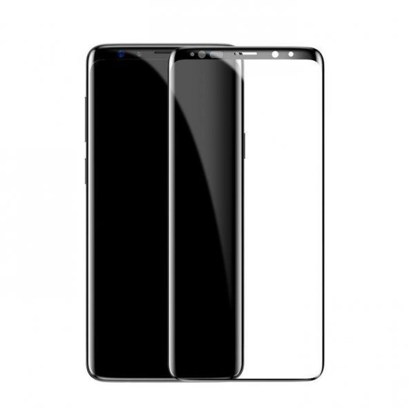 Baseus Arc Samsung Galaxy S9 Kavisli Ekran Koruyucu