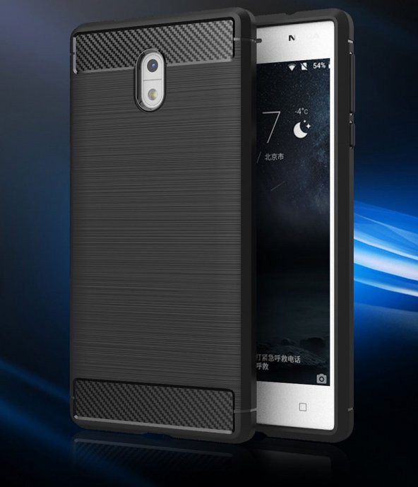 Nokia 3 Kılıf Rush Arka Kapak + Ekran Koruyucu Temperli Cam - 2