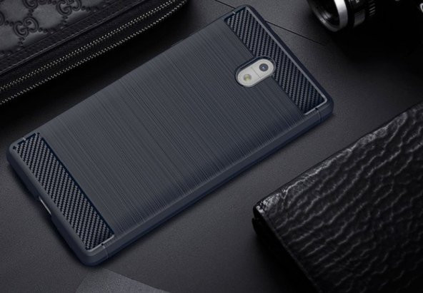 Nokia 3 Kılıf Rush Arka Kapak + Ekran Koruyucu Temperli Cam - 6