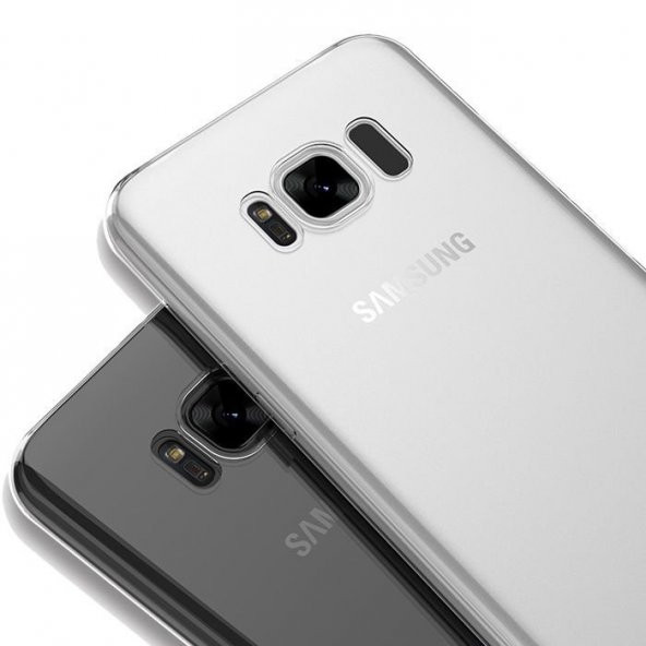 Samsung Galaxy S8 Plus Sararmaz Şeffaf Kılıf Arka Koruyucu Kapak - 2